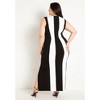 ELOQUII Women's Plus Size Striped Knit Maxi Dress - 4 of 4