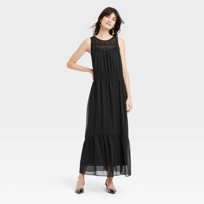 Women's Sheer Chiffon Maxi Dress - A New Day™