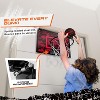 AND1 Over the Door Mini Basketball Hoop: 18x12 Shatterproof Backboard, 2 Mini Basketballs, and Hand Pump Included - Ultimate Indoor Accessory - 3 of 4