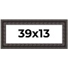 PosterPalooza | Panoramic 3.5" Wide Ornate Black Frame - UV Acrylic, Foam Board Backing, Hanging Hardware - 2 of 4
