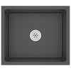 vidaXL Handmade Kitchen Sink Black Stainless Steel - 2 of 4