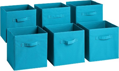 Posprica Woven Storage Box Cube Basket Bin Container Tote
