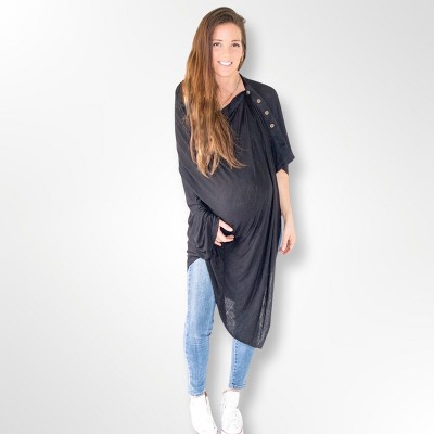 Zalamoon Luxury Maternity Infinite Snap Wrap - Fashion & Function Shawl