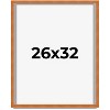 PosterPalooza | Classic Brown Picture Frame - UV Acrylic, Foam Board Backing, Hanging Hardware - 2 of 4