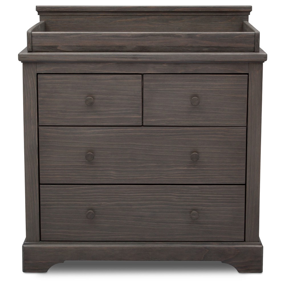 Simmons Kids' SlumberTime Paloma 4 Drawer Dresser with Changing Top - Rustic Gray -  50627973