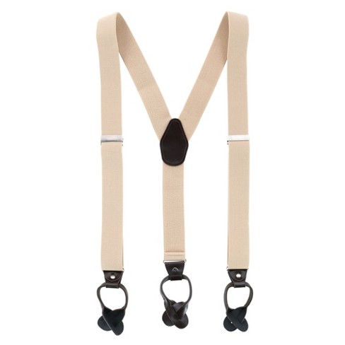 Men's Button Y-Back Suspenders