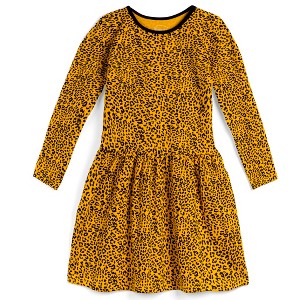 Mightly Toddler Fair Trade Organic Cotton Long Sleeve Drop Waist Dress - 1 of 2