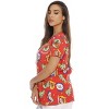 DreamCrest Women's Scrub Tops Holiday Scrubs Nursing Scrubs - 2 of 2
