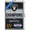 Trends International NFL Las Vegas Raiders - Champions 23 Framed Wall Poster Prints - 3 of 4