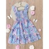 Spring Butterflies Smocked Tiered Dress Mia Belle Girls - 3 of 4