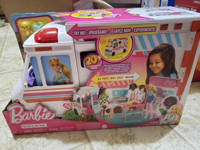 Barbie Transforming Ambulance And Clinic Playset target Exclusive