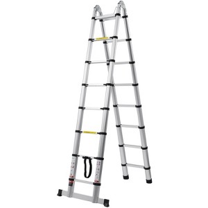 Cesicia Silver 16.5FT Telescoping Extension Ladder - 1 of 4