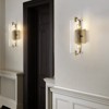 CityFurn 2-Light Modern Crystal Glass Wall Sconces - 3 of 4