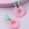 SOHI Women's Multicolour Rope Drop Earrings - 2 of 3
