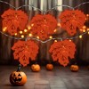 Northlight LED Maple Leaves Fall Harvest Fairy Lights - 4.5 ft Silver Wire - 10ct - image 2 of 4