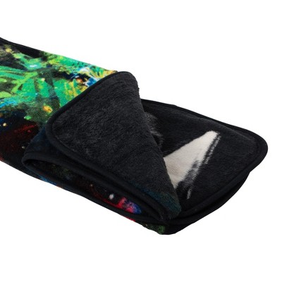 Einstein Smoke Galaxy Lightweight Fleece Throw Blanket