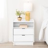 Prepac 23.75" Wide Simply Modern 2 Drawer Nightstand White - image 4 of 4