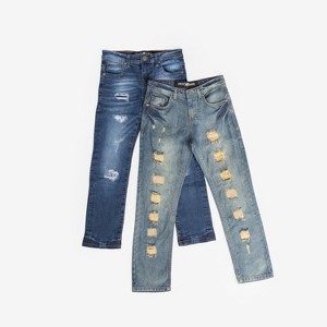 X RAY Boy's 2 pack Stretch Denim Jeans - Kids Jeans - 1 of 4