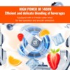 VEVOR Professional Blender with Shield, Commercial Countertop Blenders, 68 oz Glass Jar Blender Combo, Stainless Steel 9 Speed & 5 Functions Blender - 3 of 4