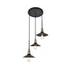 Elegant Lighting Etude 3 light brass and black Pendant - 4 of 4