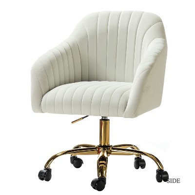 Velvet desk deals chair