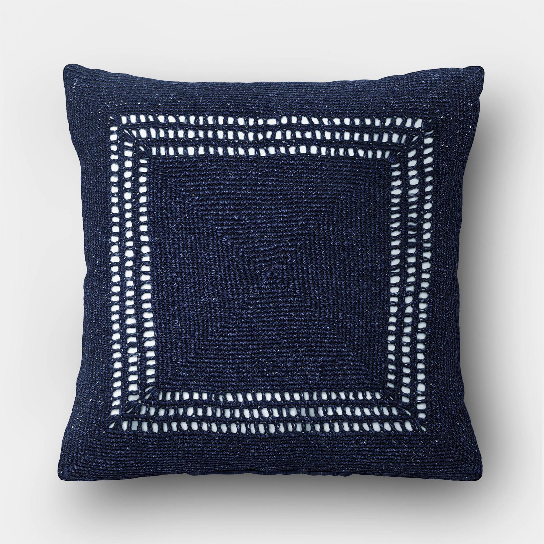 20"x20" Square Outdoor Throw Pillow - Threshold™ designed with Studio McGee