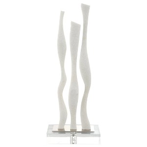 Uttermost Gale White Marble Sculpture - 1 of 4
