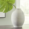 Signature Design by Ashley Clayson Vase, Distressed Sage Green Ceramic, 10 Inch Decorative Accent - 2 of 4