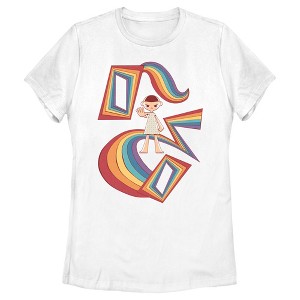 Women's Stranger Things Eleven Power of the Rainbow T-Shirt - 1 of 4