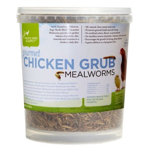 Pacific Bird & Supply Co. Gourmet Chicken Grub Dried Mealworms - 1 of 1