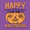 Girl's Star Wars The Mandalorian Halloween Grogu Pumpkin Peek T-Shirt - 2 of 4