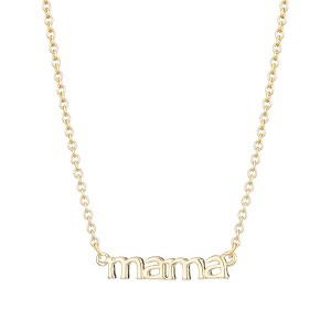 Adornia 14k Gold Plated Mama Necklace - 1 of 4