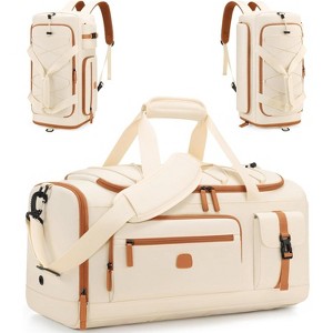 3-in-1 Sports Duffle Bag with Shoe & Laptop Compartments, Anti-Theft Weekender Carry-On Backpack for Travel & Gym - 1 of 4