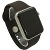 Olivia Pratt Solid Silicone Apple Watch Band Medium to Large Size Wrist M/L only.  Made for 6.5 to 8.5 inch Wrists. - 3 of 4