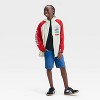 Boys' Avengers Raglan Hooded Jacket - Red/Beige - 4 of 4