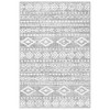 Lahome Boho Moroccan 6'x9' Area Rugs Ultra-Thin Soft Grey Rugs for Living Room Washable Non-Shed Print Indoor Carpet for Bedroom Playroom Nursery - 3 of 4