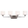 Chloe Lighting Leia Transitional 4 Light Brushed Nickel Bath Vanity Light 34" Wide - 2 of 3