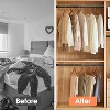 LunaLulinlk Closet Rods for Hanging Clothes, Heavy Duty Closet Rod 17-41 Inch Adjustable for Wardrobes, Bathroom - 2 of 4