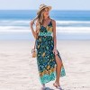 Women's Vibrant Floral Maxi Dress for Beach Getaways - Cupshe - 2 of 4