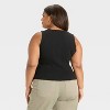Women's Button-Front Knit Tank Top - Universal Thread™ - 2 of 3