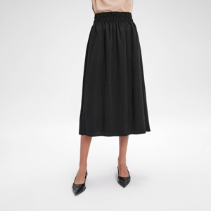 Women's Smocked Waist Midi A-Line Skirt - A New Day™ - 1 of 4