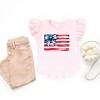 The Juniper Shop USA Flag Coquette Flutter Sleeve Tee - 3 of 4