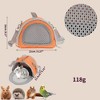 Unique Bargains Breathable Small Animal Travel Carrier with Shoulder Strap for Hamster Chinchilla Rabbit - 2 of 4