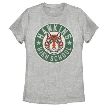 Women's Stranger Things Hawkins High School Tiger Mascot T-Shirt