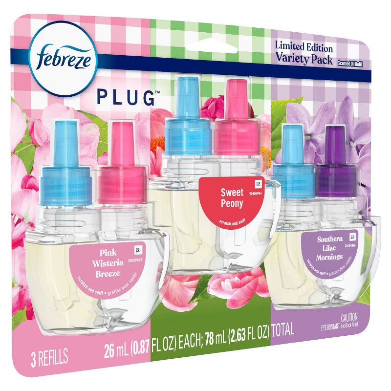 Febreze Plug Triple Refill Floral Variety Pack - 3ct, 3 of 14