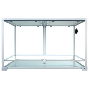 OiiBO 60Gallon Full Reptile Glass Terrarium, Double Hinge Door Reptile Terrarium - 1 of 4