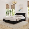 Full Avenue Lateral Storage Headboard Black - Nexera: Modern Floating Design, Wood Composite, No Box Spring Needed - 3 of 4