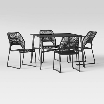 Fisher 5pc Patio Dining Set Project, Black Patio Dining Set Target