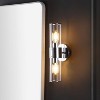 15.5" 2-Light Quinn Mid-Century Modern Iron/Acrylic LED Sconce - JONATHAN Y - 2 of 4