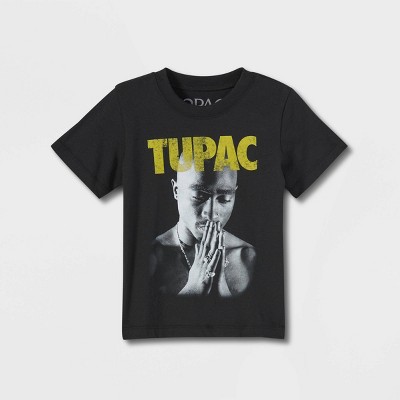 Toddler Tupac Short Sleeve T-Shirt - Black 3T